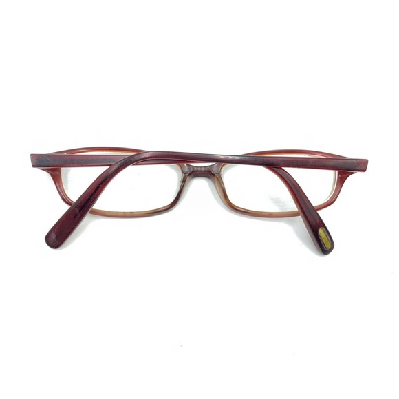 Oliver Peoples Maria SHA Ruby Red Rectangle Eyeglasses Frames 49-16 135 Designer - Picture 11 of 12